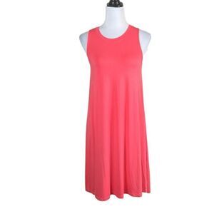 GAP Vibrant Pink/Coral Sleeveless Shift Dress, Size S
